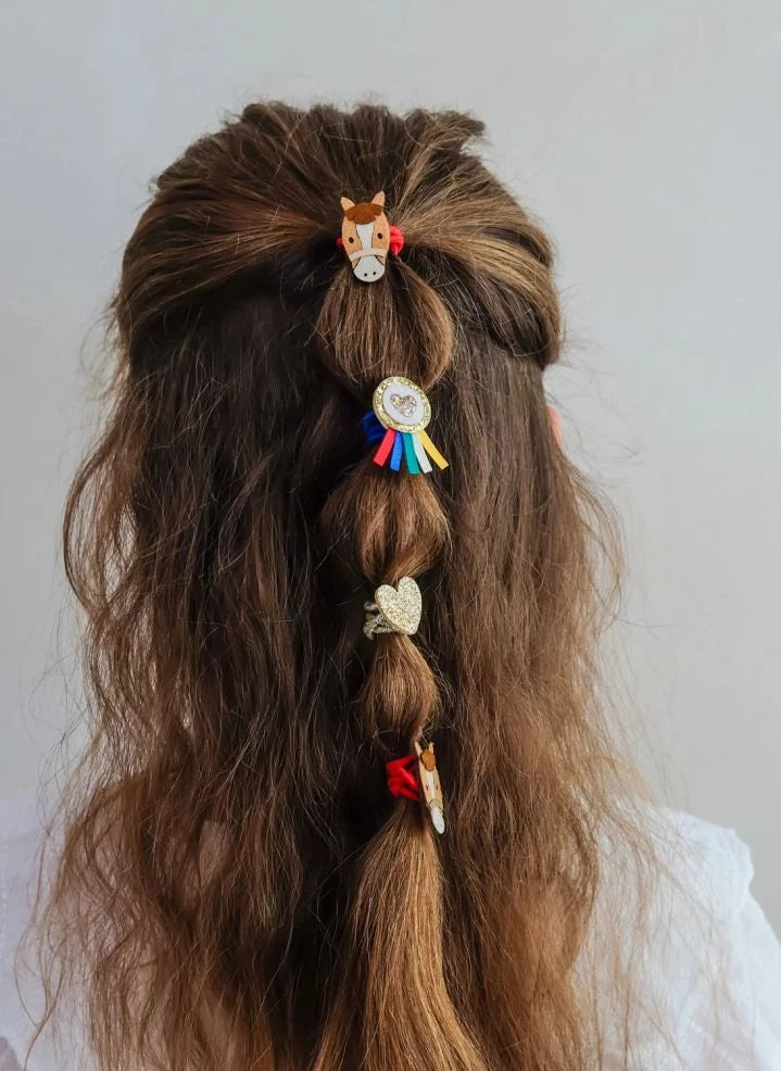 Mimi & Lula - 8-tlg. Pony Haarsatz | Beige