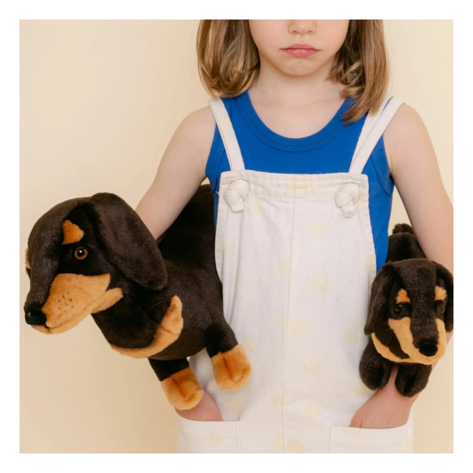 La Pelucherie - Plüschtier Dackel Eugène 25 cm | Schwarz