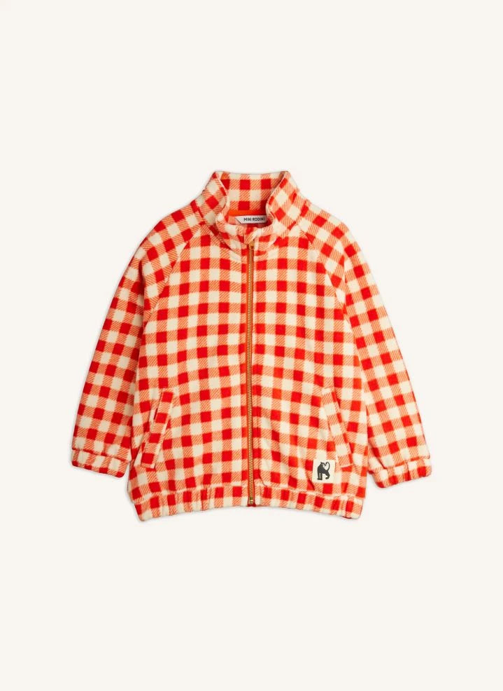 Mini Rodini - Gingham-Sweatshirt | Rot