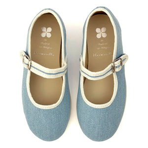 Hermosilla - Ballerina Hirondelle Denim | Denimblau