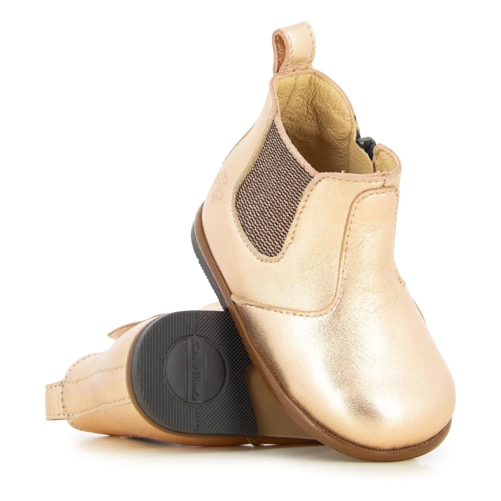 Tartine et Chocolat - Zip Elast Stiefel | Kupferrot