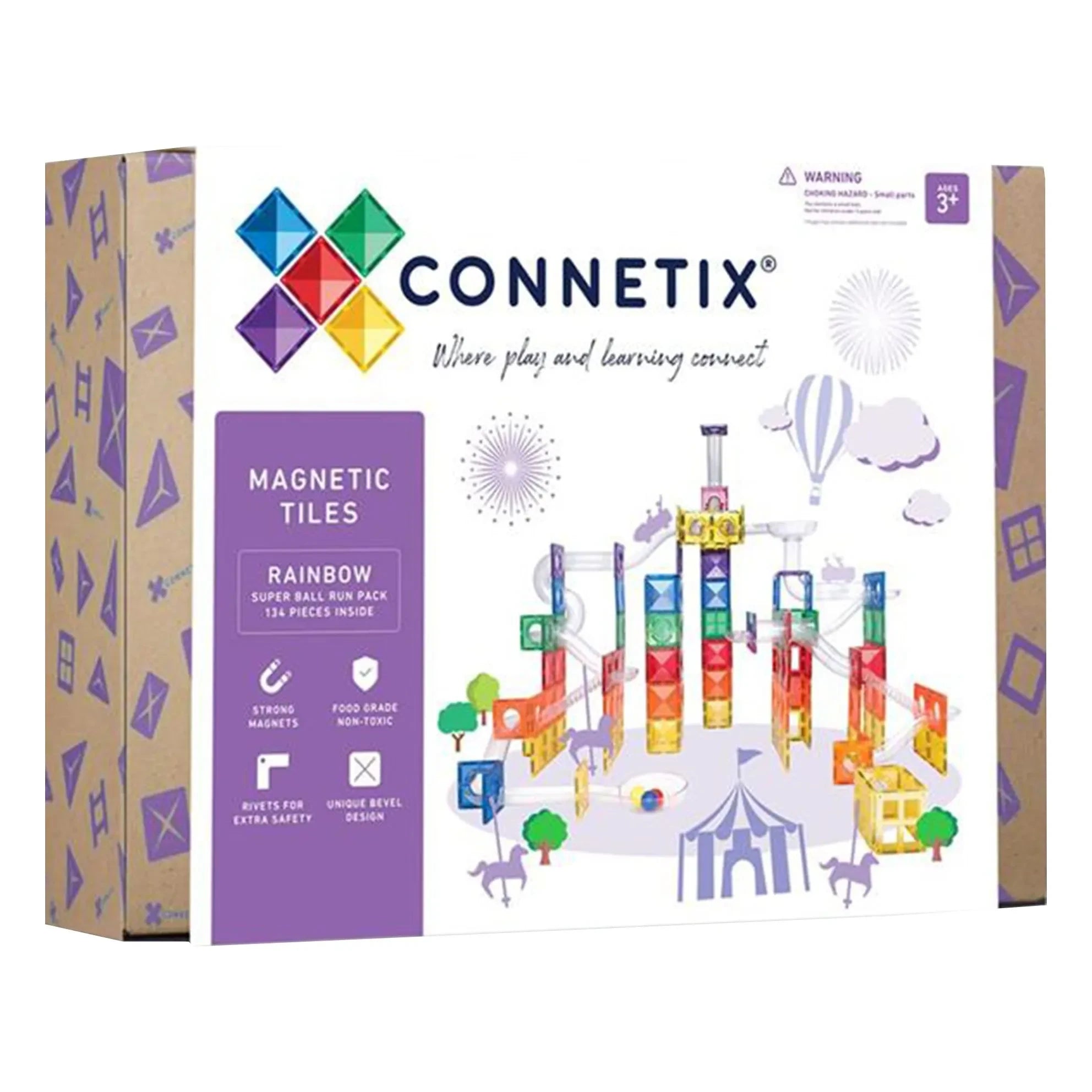 Connetix - Super Ball Run Pack - 134 Teile