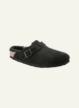 BIRKENSTOCK - Boston Shearling Clogs - Erwachsenen-Kollektion | Schwarz