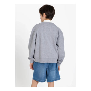 Smallable Kid - Ostmark Strickjacke aus Bio-Baumwolle | Grau meliert