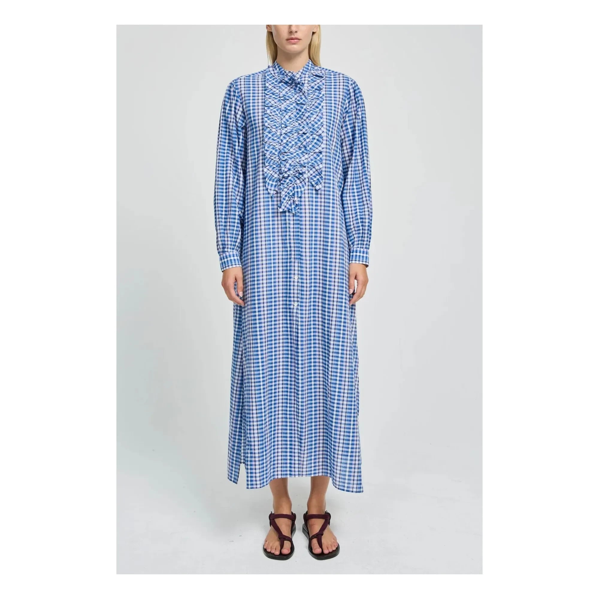 Laurence Bras - Magrita Baumwollkleid | Blau