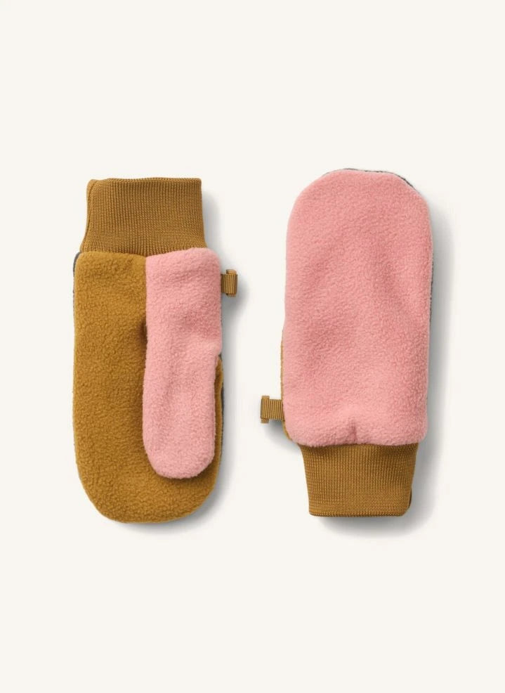 Liewood - Fleece-Handschuhe aus recycelten Fasern mit Solarenergie | Rosa
