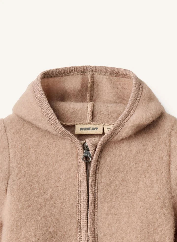 Wheat - Ata Merino-Woll-Overall mit Reißverschluss | Rosa