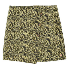 Sisters Department - Zebra Baumwollrock | Gelb