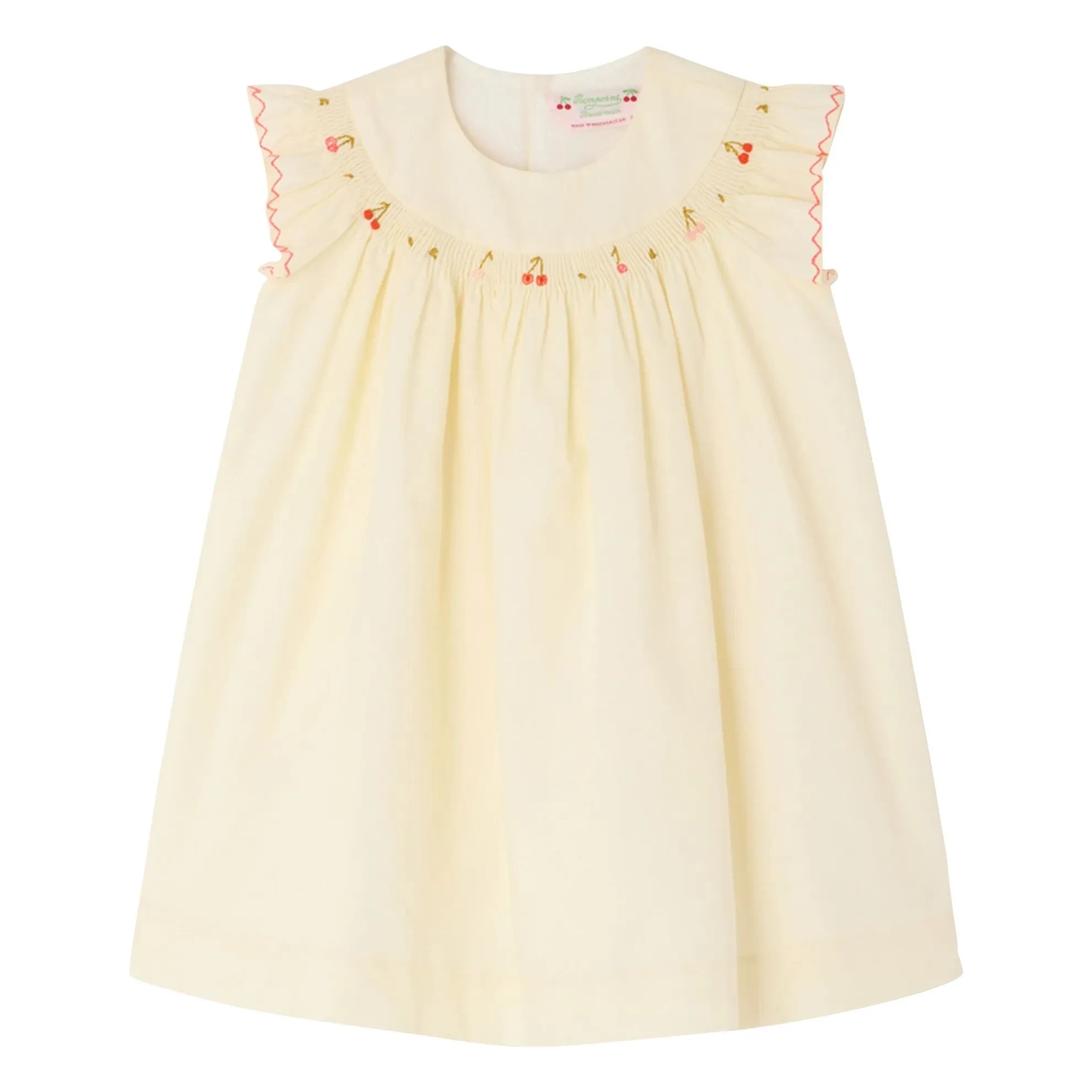 Bonpoint - Amantine Kleid aus Bio-Baumwolle | Ecru