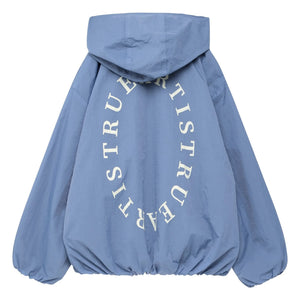 True Artist – Nr. 2 Wende-Windjacke | Grau-Blau