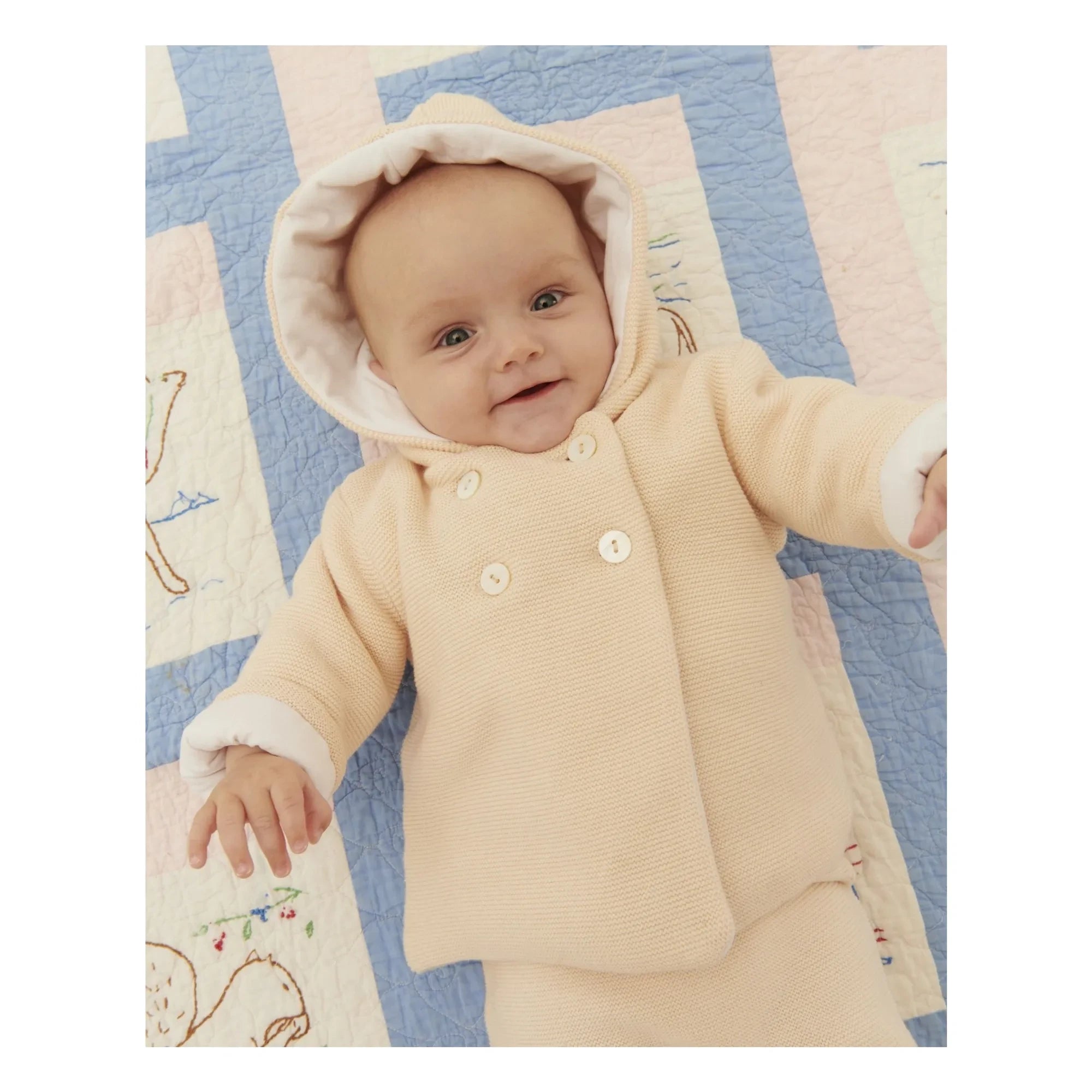 Copenhagen Colors - Kapuzenjacke aus Bio-Baumwolle | Creme