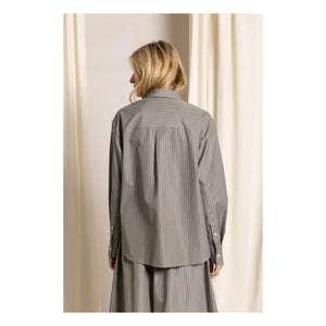 Smallable Woman - Kanel Gestreiftes Hemd | Grau