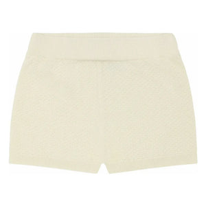 FUB - Bio-Baumwolle Feinstrick Piqué Shorts | Ecru