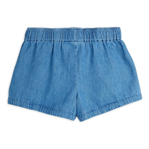 Mini Rodini - Kurze Denim-Shorts | Blau