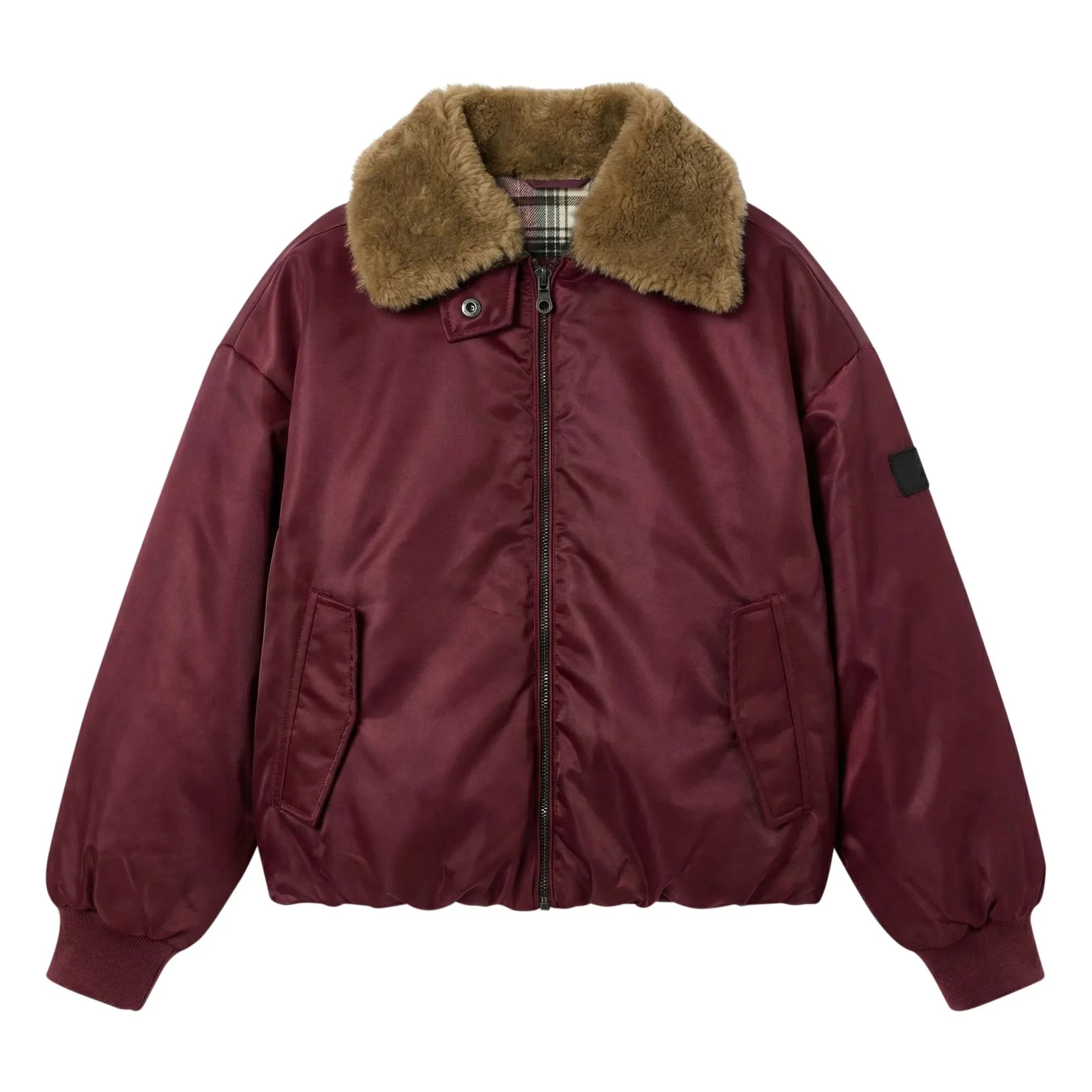 Finger in the nose - Aria Bomber Ceket | Aubergine