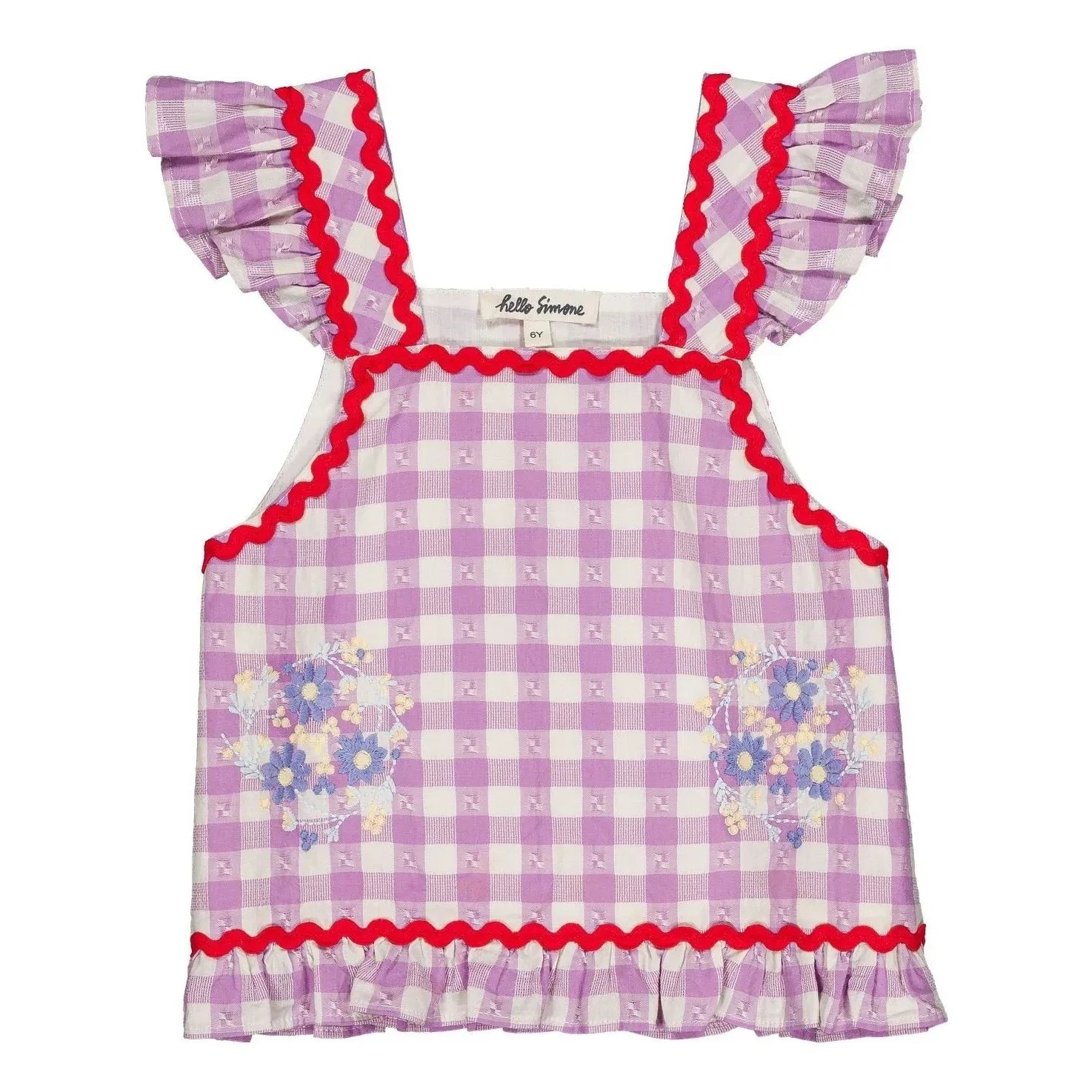 Hello Simone - Top Iria Vichy | Lavendel