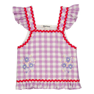 Hello Simone - Top Iria Vichy | Lavendel