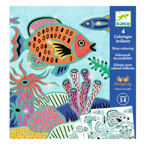 Djeco - Unterwasser-Malvorlagen