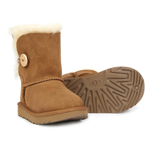 UGG - Bailey Button II Gefütterte Wildlederstiefel | Camel