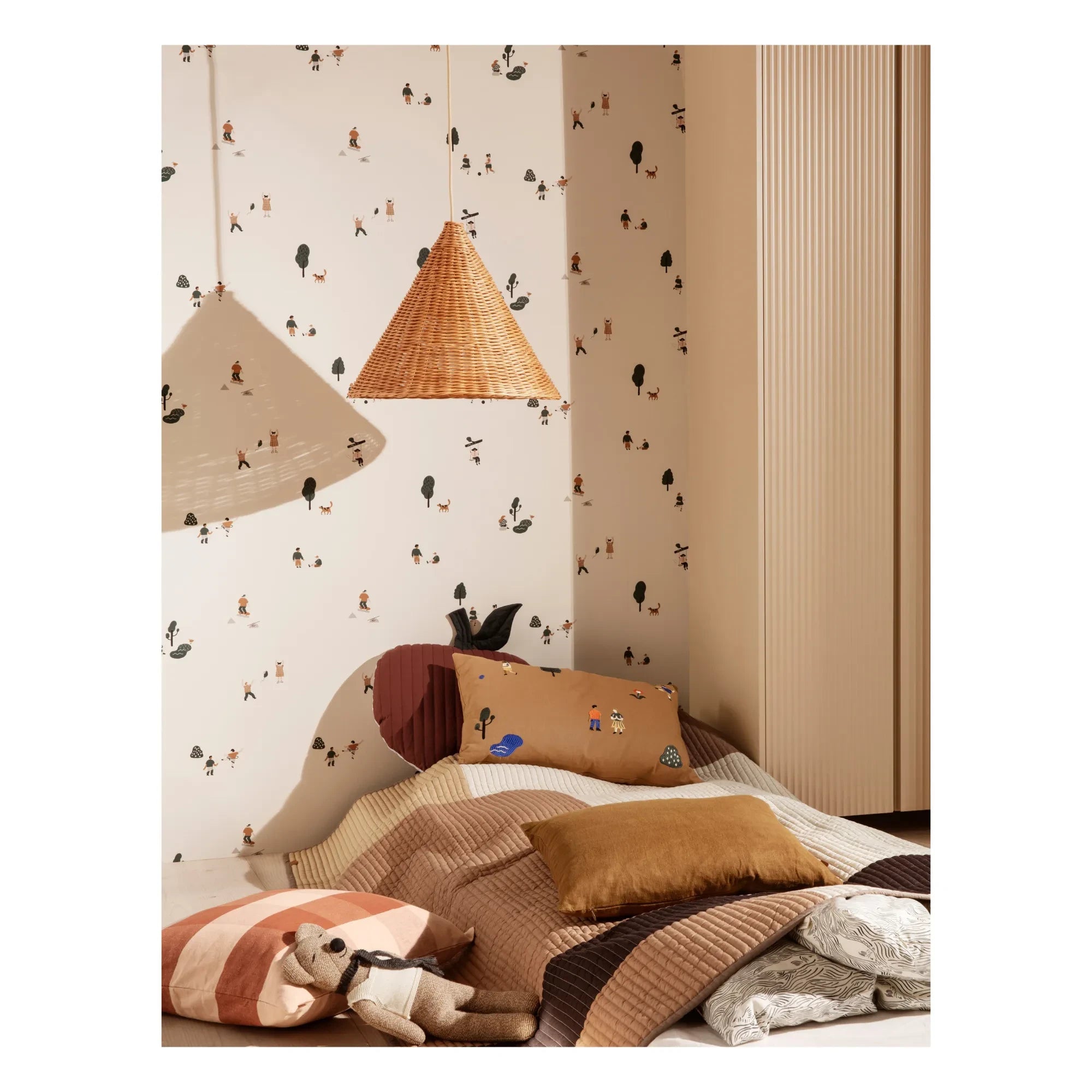 Ferm Living Kids - Park Tapete | Gebrochenes Weiß