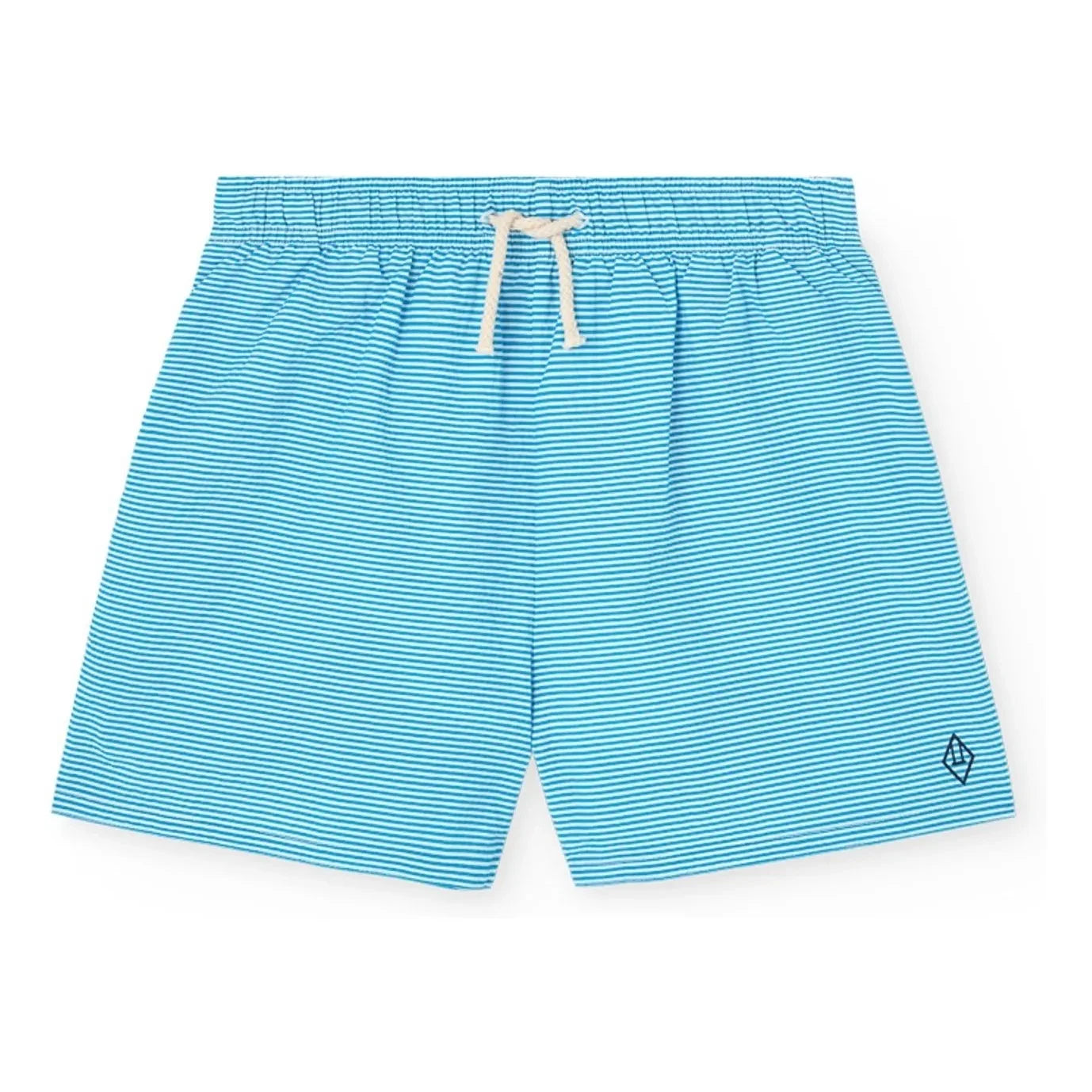 The Animals Observatory – Gestreifte Gavial-Shorts | Blau