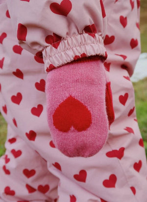 Konges Sløjd - Collette Fingerlose Wollhandschuhe | Rosa