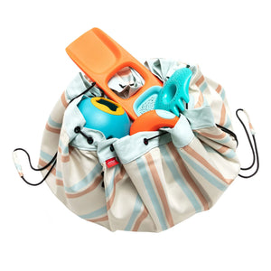 Play and Go - Noomad Outdoor Tasche / Matte - Streifen | Hellblau