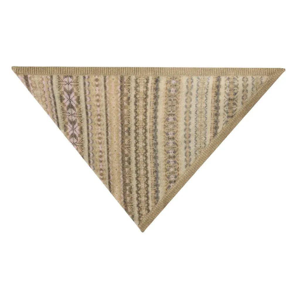 Bompard - Fair Isle Kaschmir Dreiecksschal