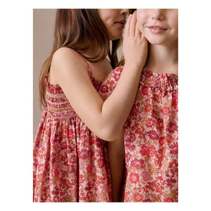 Bonpoint - Goldia Fleurie Bio-Baumwollbluse | Puderrosa