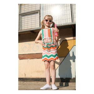 Kalinka – Etna Gehäkeltes Fransen-Top | Grün