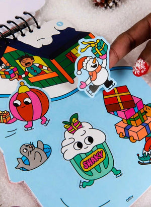 Omy - Weihnachtssticker-Activity-Buch