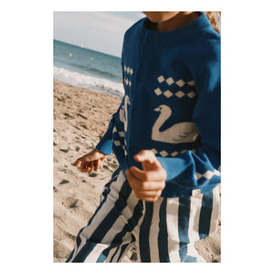 Tinycottons - Swans Cardigan | Blau