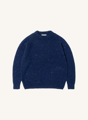 Origin Knitwear - Raglan Großer Strickpullover | Dunkelblau
