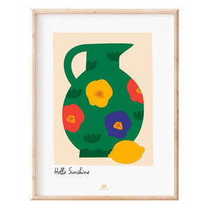 Ma petite vie - Hello Sunshine poster | Yeşil