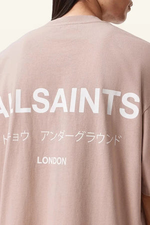 AllSaints Herren Baumwoll Oversize T-Shirt