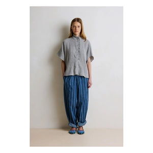 Hod - Natasha Baumwollhemd | Blau