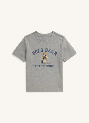 Ralph Lauren - Polo Bear Okula Dönüş Tişörtü | Gri