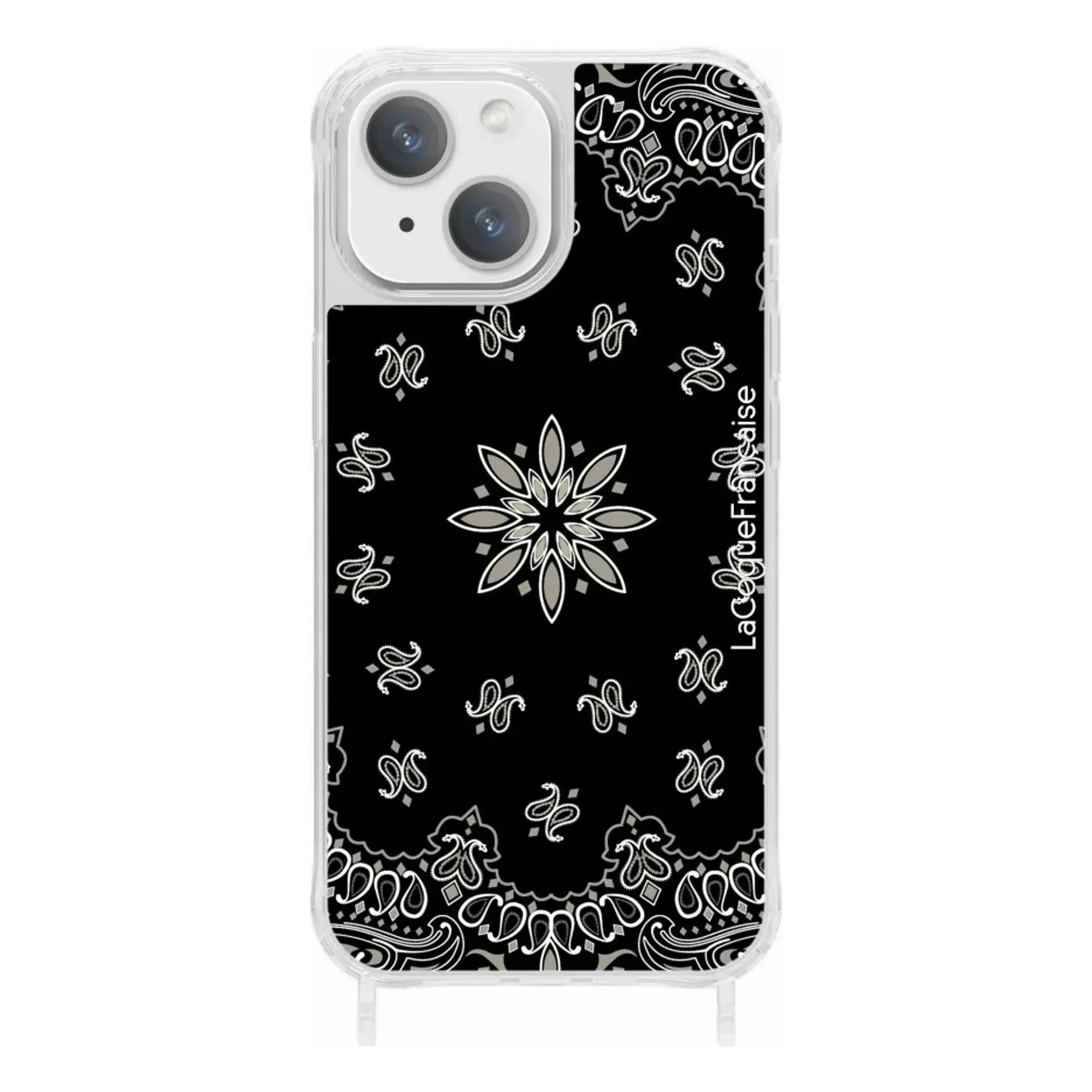 LaCoqueFrançaise - iPhone Bandana Hülle | Schwarz