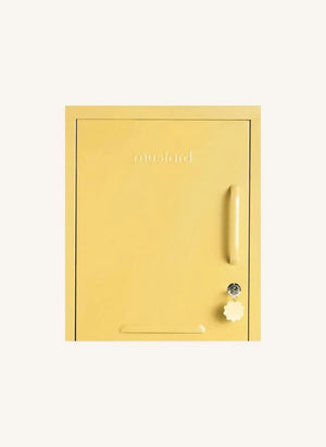 Mustard Made - Kurze Metallkommode | Verblasstes Gelb
