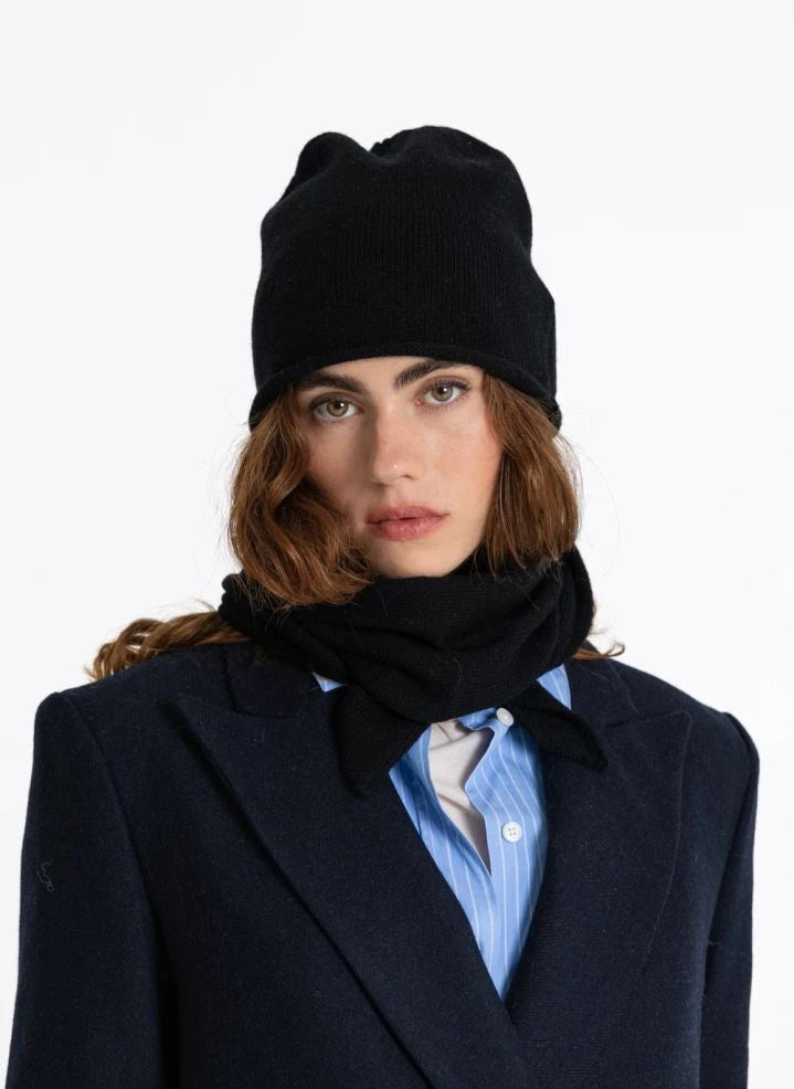 Smallable Woman - Juline Merino Wolle Schal | Schwarz