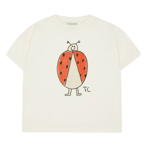 The Campamento - Coccinelle Oversize T-Shirt Bio-Baumwolle | Ecru