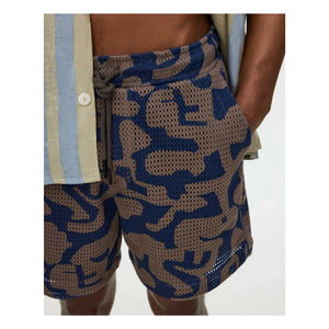 OAS - Morel Puzzlotec Badeshorts | Braun