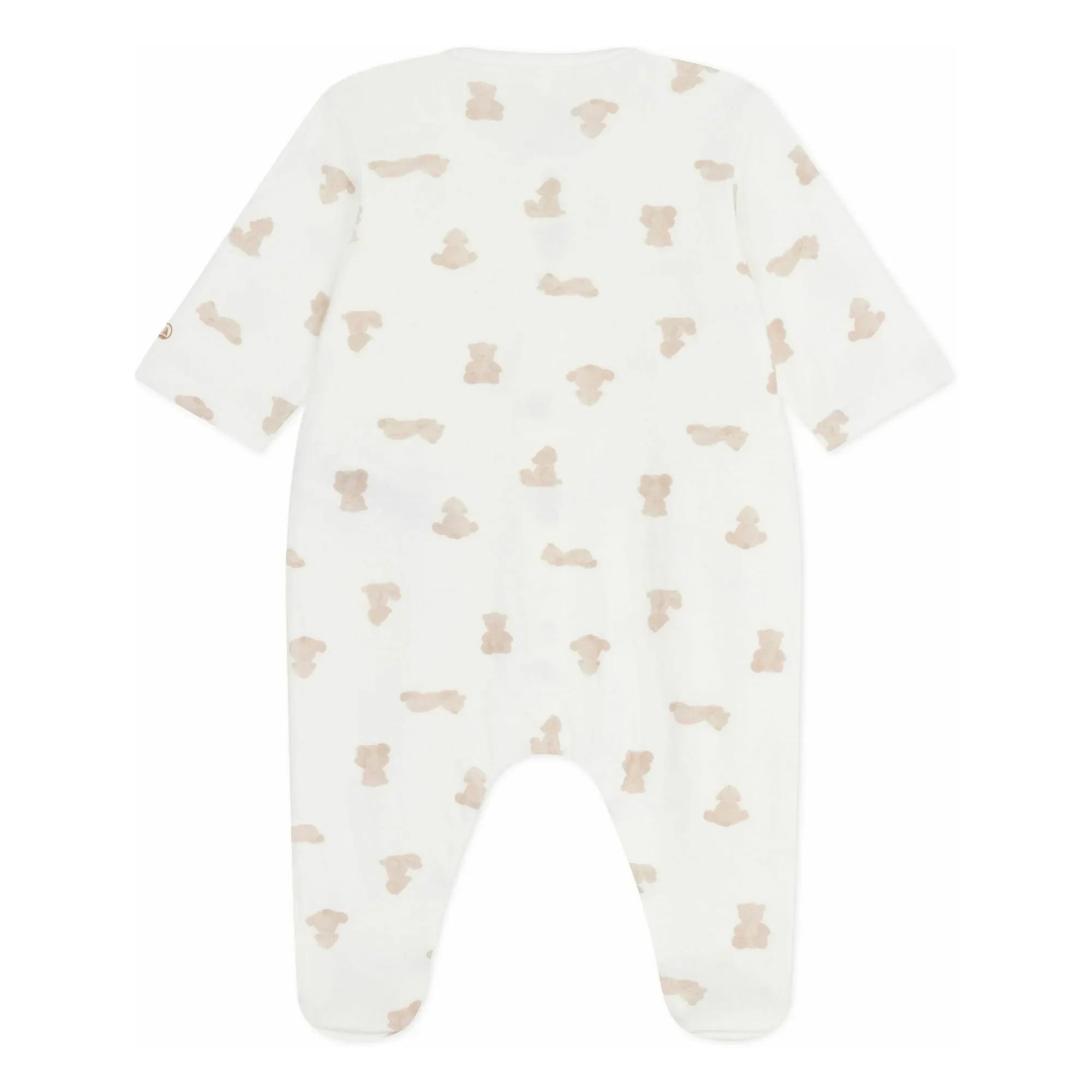 Petit Bateau - Dors Bien Oursons Bio-Baumwoll-Schlafanzug | Weiß