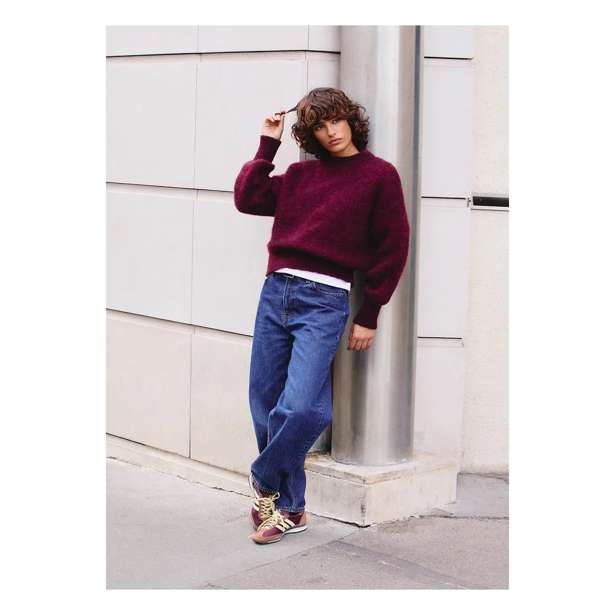Surprise Paris - Jane Mohair Kazak | Bordo
