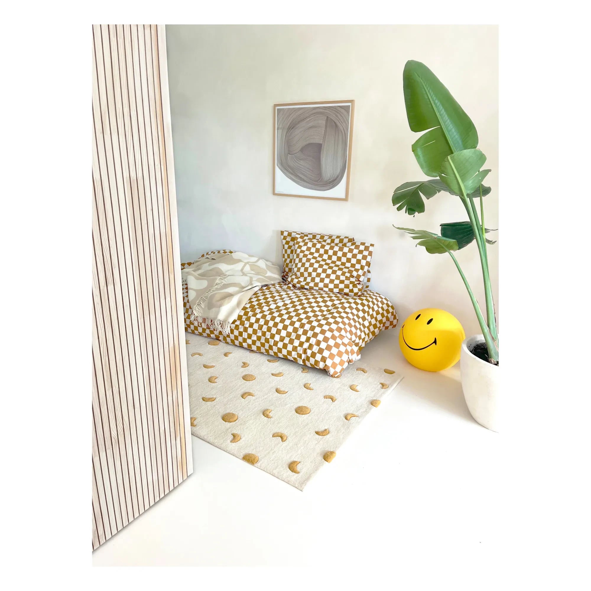 Maison Deux - Wollteppich Mond | Gold