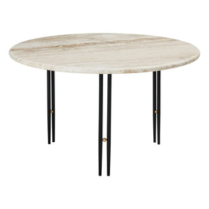Gubi – Couchtisch IOI schwarzes Gestell D70 cm, GamFratesi | Schwarz