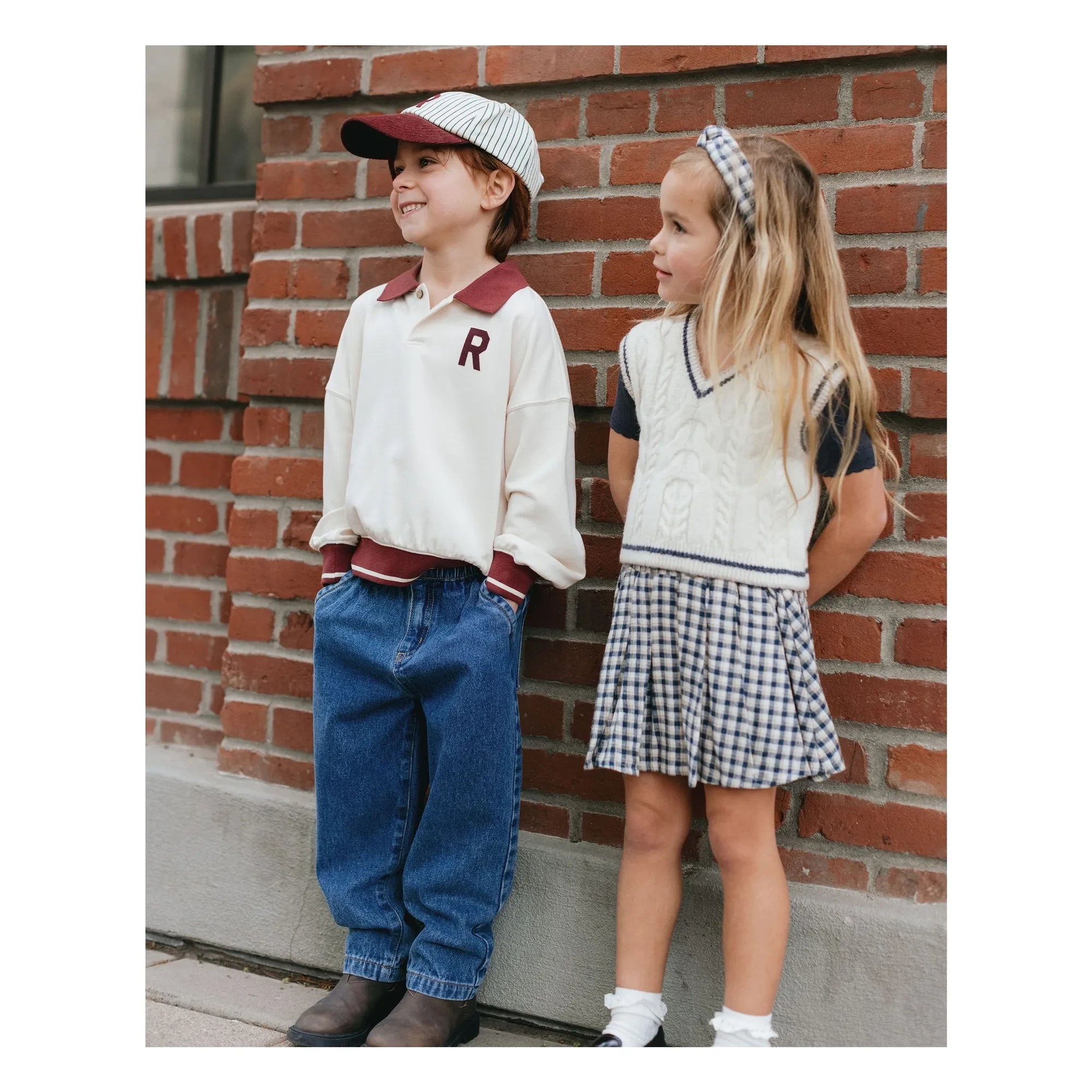 Rylee + Cru - Rollkragen-Sweatshirt | Ecru