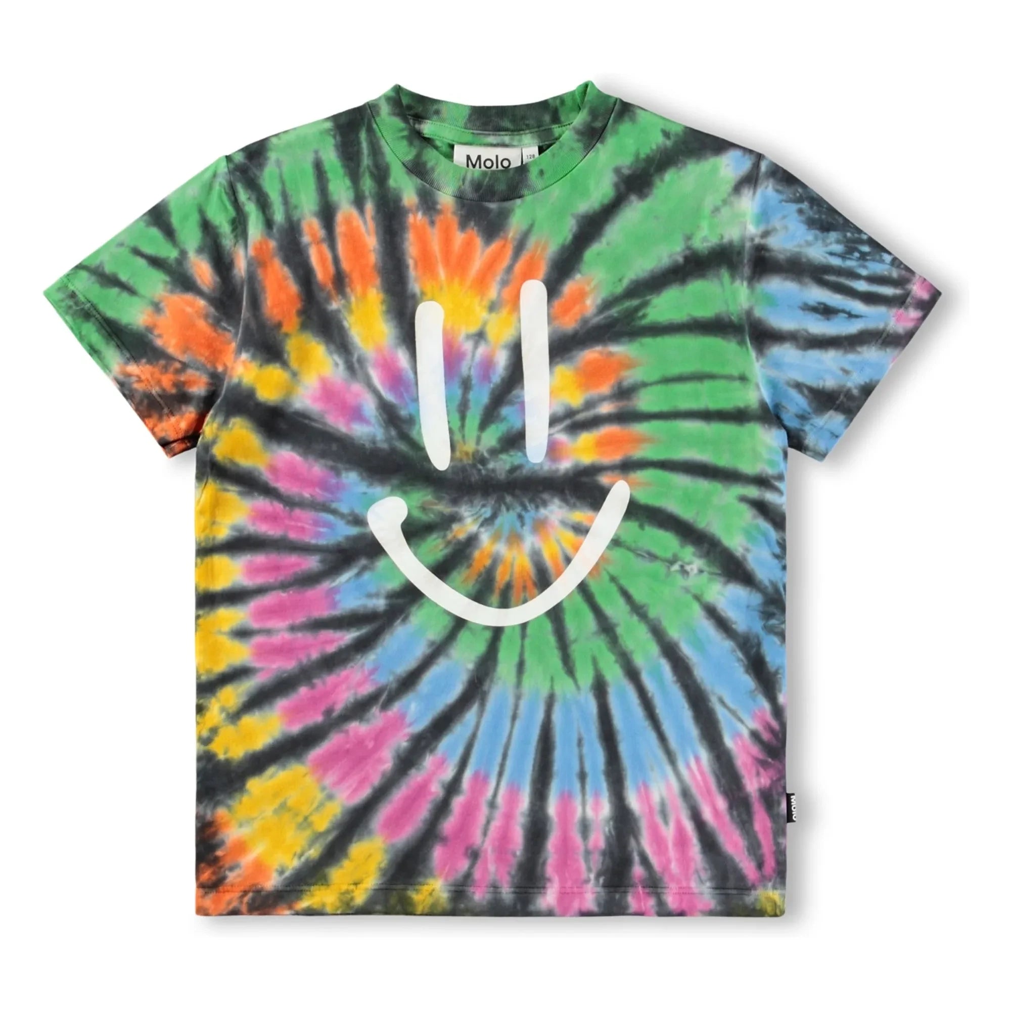 Molo - Roxo Smile Batik Bio-Baumwoll-T-Shirt | Grün