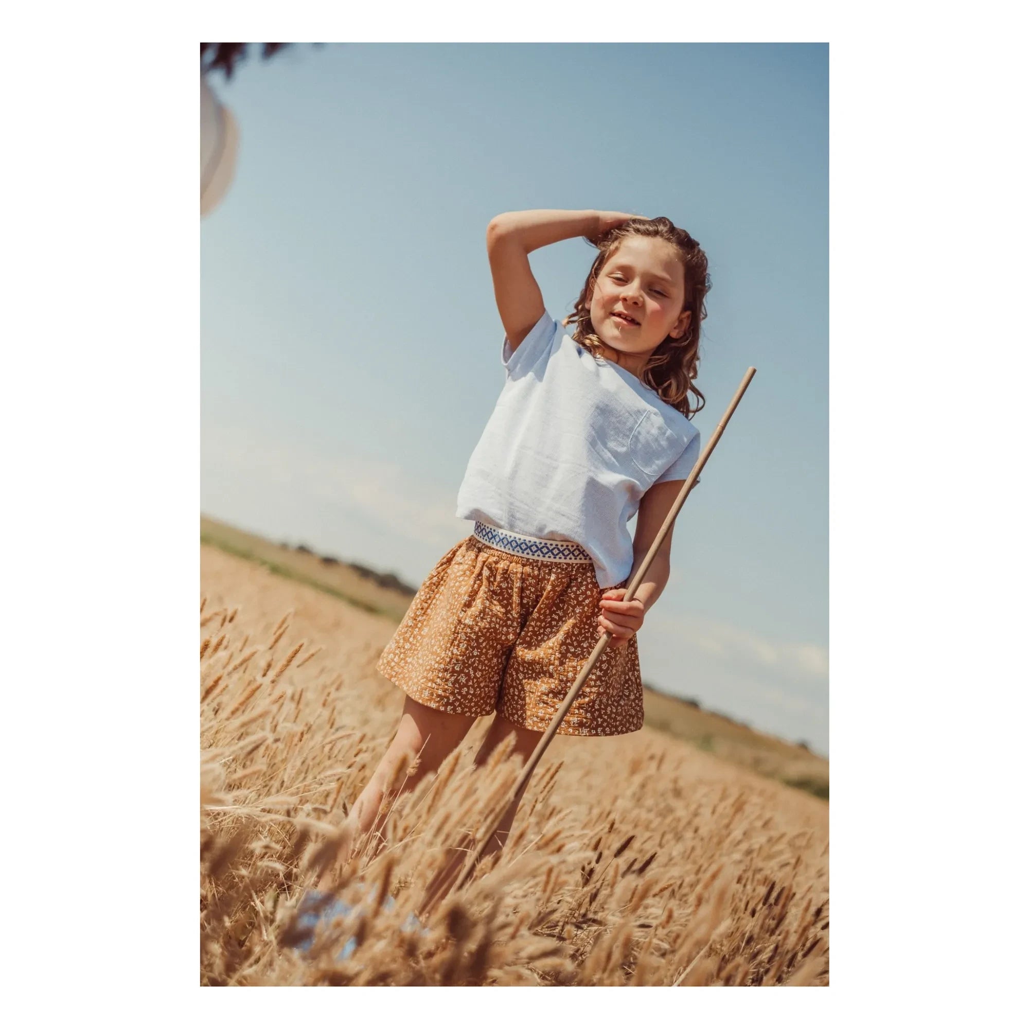 THE LiTTLE POETS - Nadir Bio-Baumwoll-Shorts | Karamell