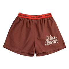 Bobo Choses - Bobo Choses Shorts aus Bio-Baumwolle mit Gummizug | Braun